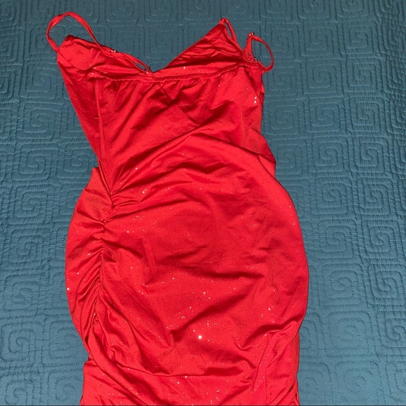 Unused Little Red Sparkle Dress💫 - Picture 3 of 3